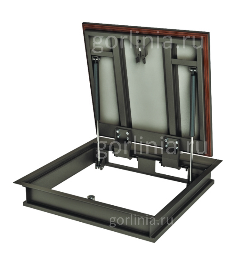 Подъемный механизм с открытой крышкой