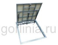 Так выглядит напольный люк АМО 900*900 